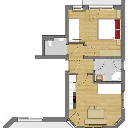 Kristall 아파트 핑켄베르그
